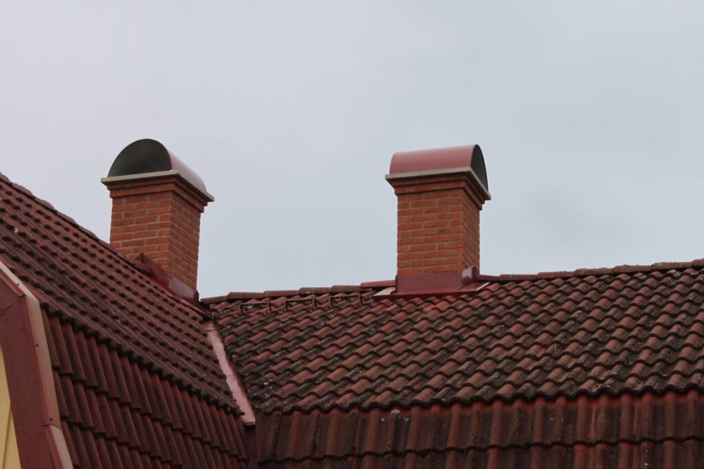 Inget slår ett par traditionella skorstenar