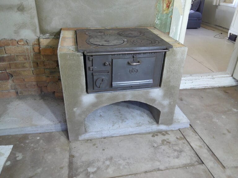 Inmurning av vedspis